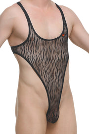 Bodythong Carbay Lace Savane Black