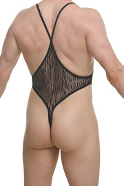Bodythong Causson Lace Savane Black