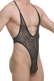 Bodythong Causson Lace Savane Black