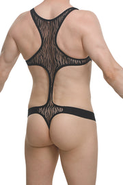 Bodythong Oze Lace Savane Black