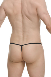 Micro G-String Lace Savane Black