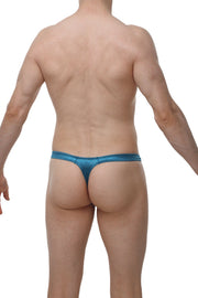Thong Tower Satin Teal