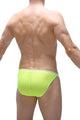 Bikini Plaintel Net Neon Yellow