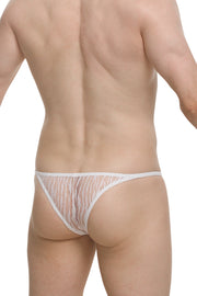 Bikini Plellis Lace Savane White