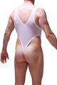 Bodysuit Thong Lepuil Net White