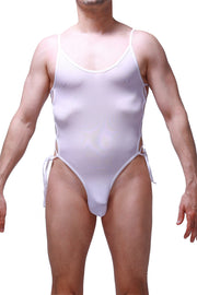 Body Lacets Plum White