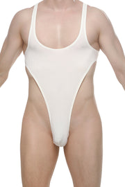 Bodythong Carbay Rib White