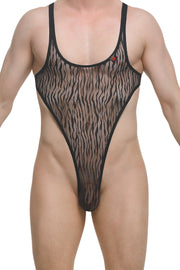Bodythong Carbay Lace Savane Black