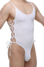 Bodythong Lacets White