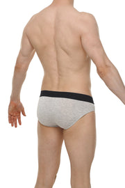 Brief Protruder Mega Bulge Modal Gray