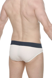 Brief Protruder Rib White