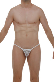 Micro G-String Lace White