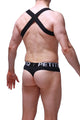 Body String Ozel Noir - PetitQ Underwear - Lingerie masculine sexy et sous-vêtements pour homme originaux