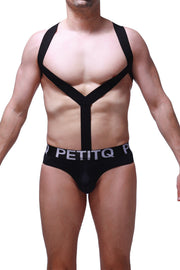 Body String Ozel Noir - PetitQ Underwear - Lingerie masculine sexy et sous-vêtements pour homme originaux