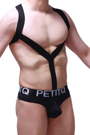 Body String Ozel Noir - PetitQ Underwear - Lingerie masculine sexy et sous-vêtements pour homme originaux