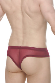 Mini Boxer Cheeky Net Merlot