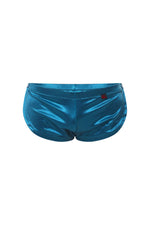 Shorts Snap Satin Teal