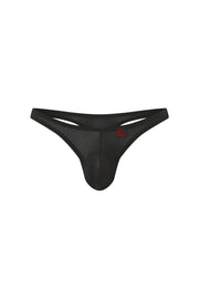 Thong Lasso Cockring Plum Black