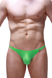 Thong Plellis Neon Green