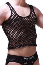 Tank Top Mesh Black