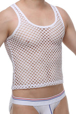 Tank Top Mesh White
