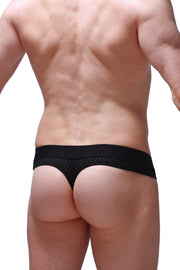 Thong Hole Cockring Bee Black