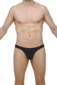 Thong Lasso Cockring Plum Black