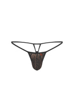 Thong Migny Lace Savane Black