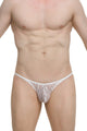 Thong Plellis Lace Savane White
