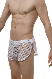 Short Snap PetitQ Rejilla Blanco