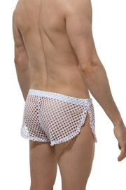 Short Snap PetitQ Rejilla Blanco