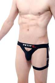 Jockstrap PetitQ Adventure Black - PetitQ Underwear