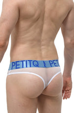 Brazilian Thong Net White