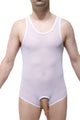 Body jockstrap ouGreen Net White - PetitQ Underwear