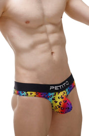 Capri Bikini Protruder Leopard Rainbow