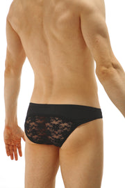 Bikini Litz Lace Black