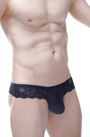 Bikini Oupar Satin Black