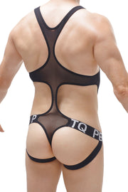 Body Jockstring Oze Net Black