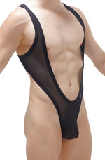 Bodysuit Thong Lepuil Net Black
