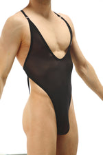 BodyThong Tarare Net Negro