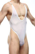 BodyThong Tarare Net Blanco