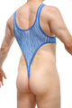 Body Tanga Carbay Azul Cebra