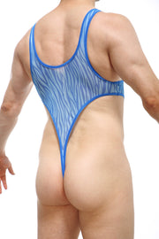 Bodythong Carbay Zebra Blue