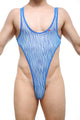 Body Tanga Carbay Azul Cebra