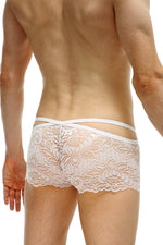 Boxer Baden Lace White