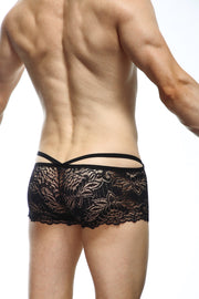 Boxer Baden All Lace Black