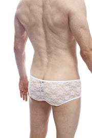 Boxer Lace Chill White