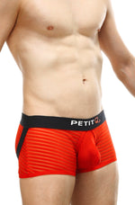 Boxer Jock Mesh Bares Rojo