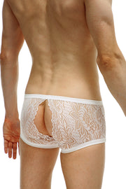 Boxer Plouhac Lace White