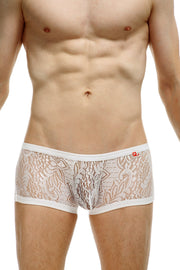 Boxer Plouhac Lace White